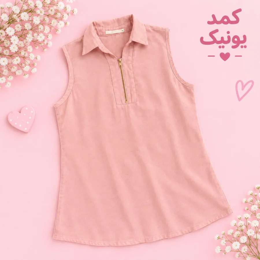 تاپ حریر گلبهی نو