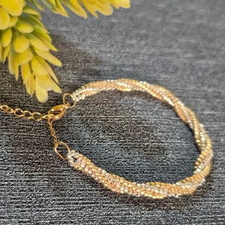 دستبند طرح طلا میوکی