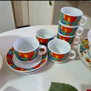 فنجان نعلبکی چای قدیمی