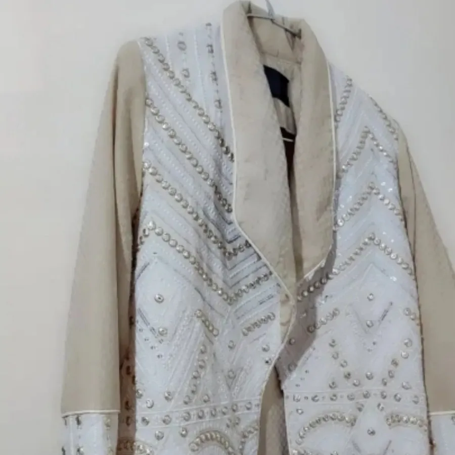 مانتو مجلسی خامه دوزی