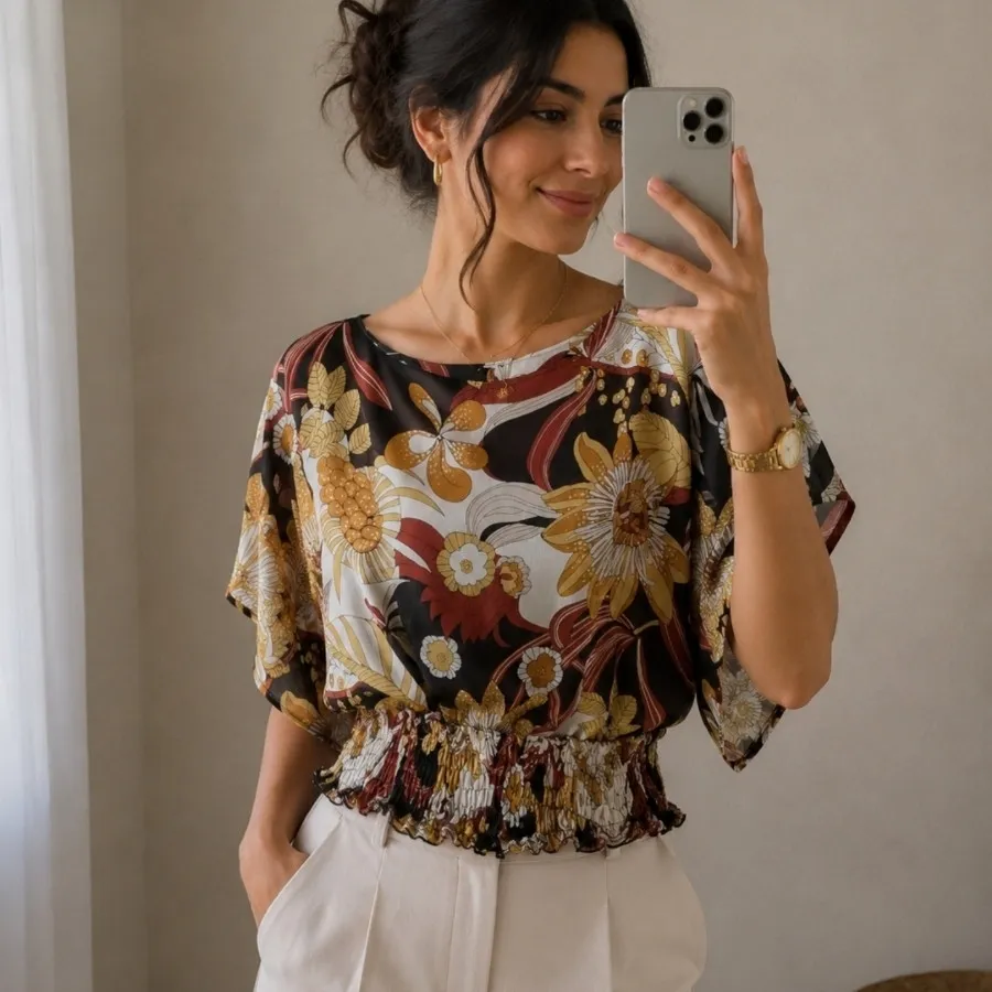 تیشرت گلگلی .شومیز