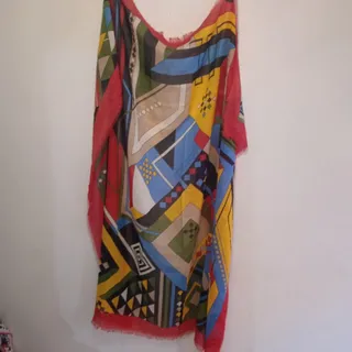 روسری نخی خوشرنگ