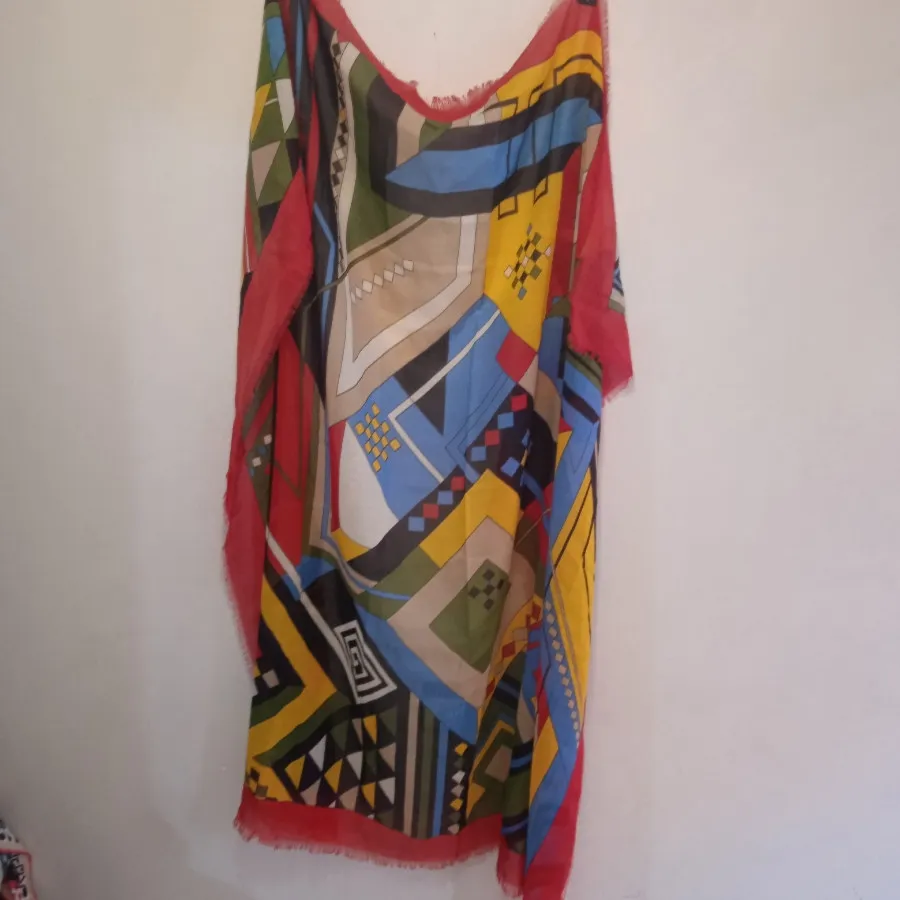 روسری نخی خوشرنگ