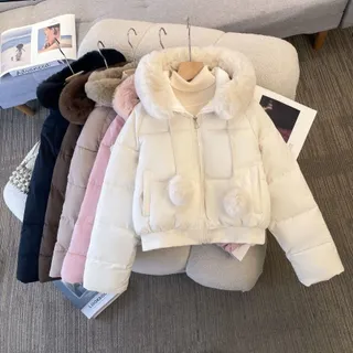 کاپشن کلاهدارداخل خز