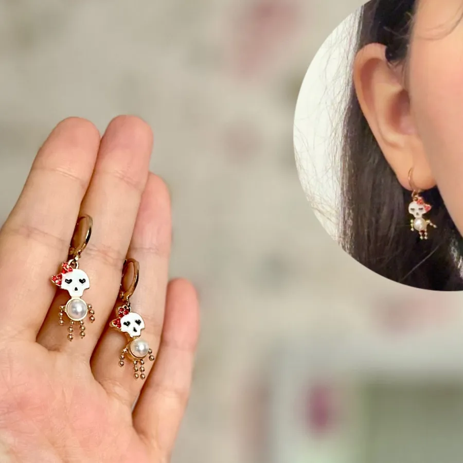 گوشواره حلقه ای اسکلت