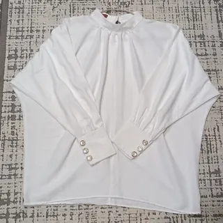 شومیز سفید مجلسی