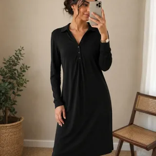 تونیک مشکی .پیراهن