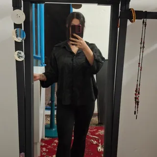 مانتو مشکی تابستانه