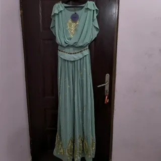 لباس هندی سبزآبی