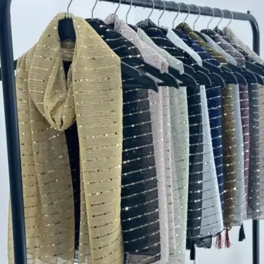 شال مشکی مجلسی