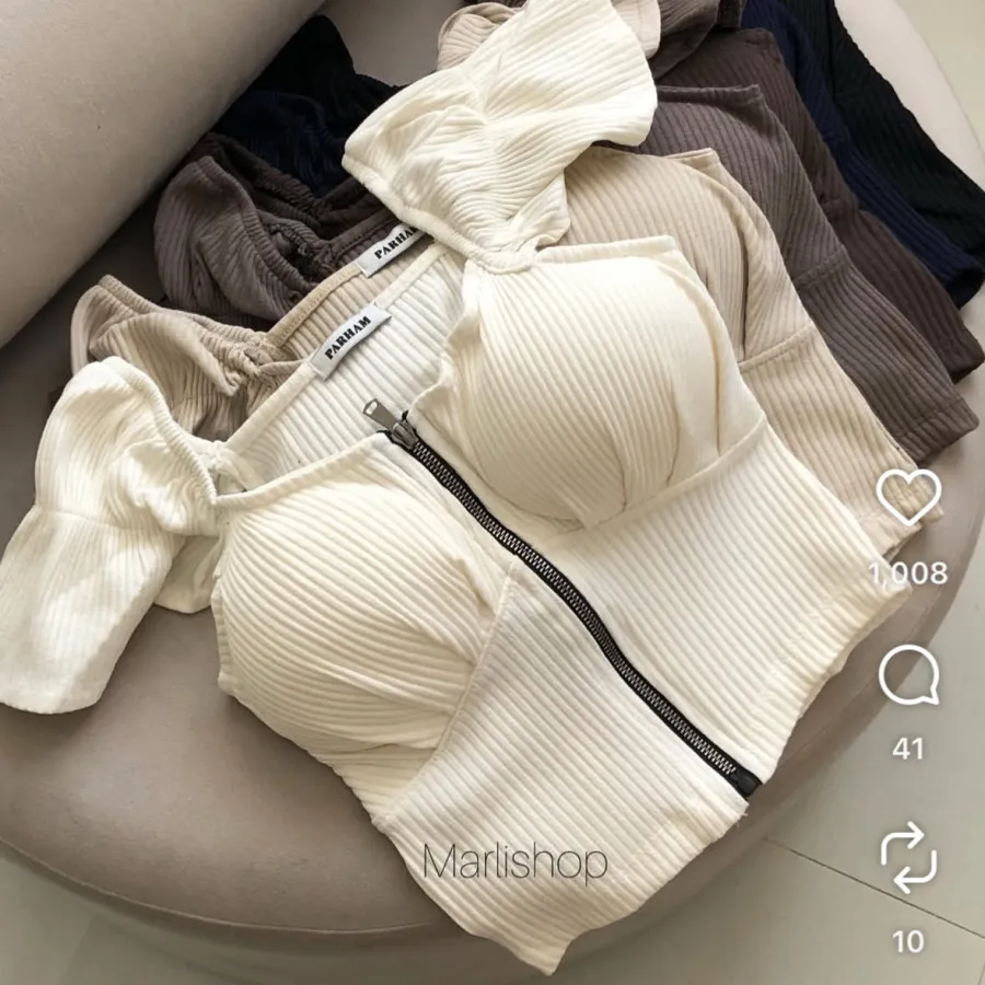 کراپ سرشونه چین کاپدار