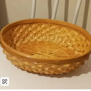 سبد چوبی نان و میوه