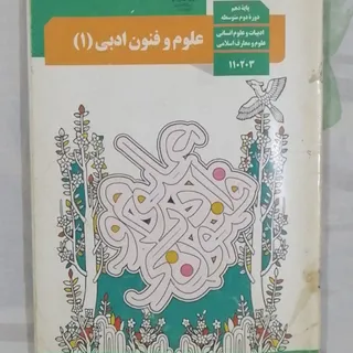 کتاب علوم و فنون ادبی دهم