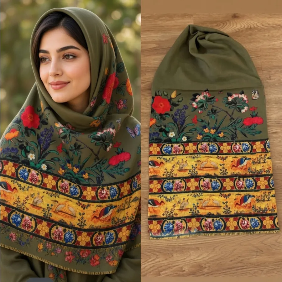 شال زیبای طرح ایرانی