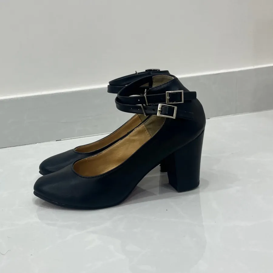 کفش چرم مشکی