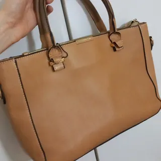 کیف چرم نسکافه ای