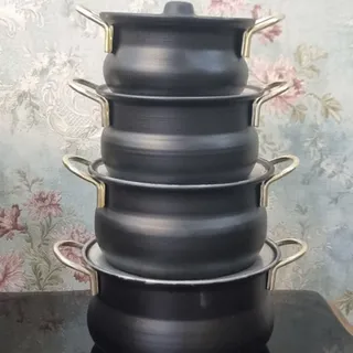 قابلمه روحی4تایی دسته طلا