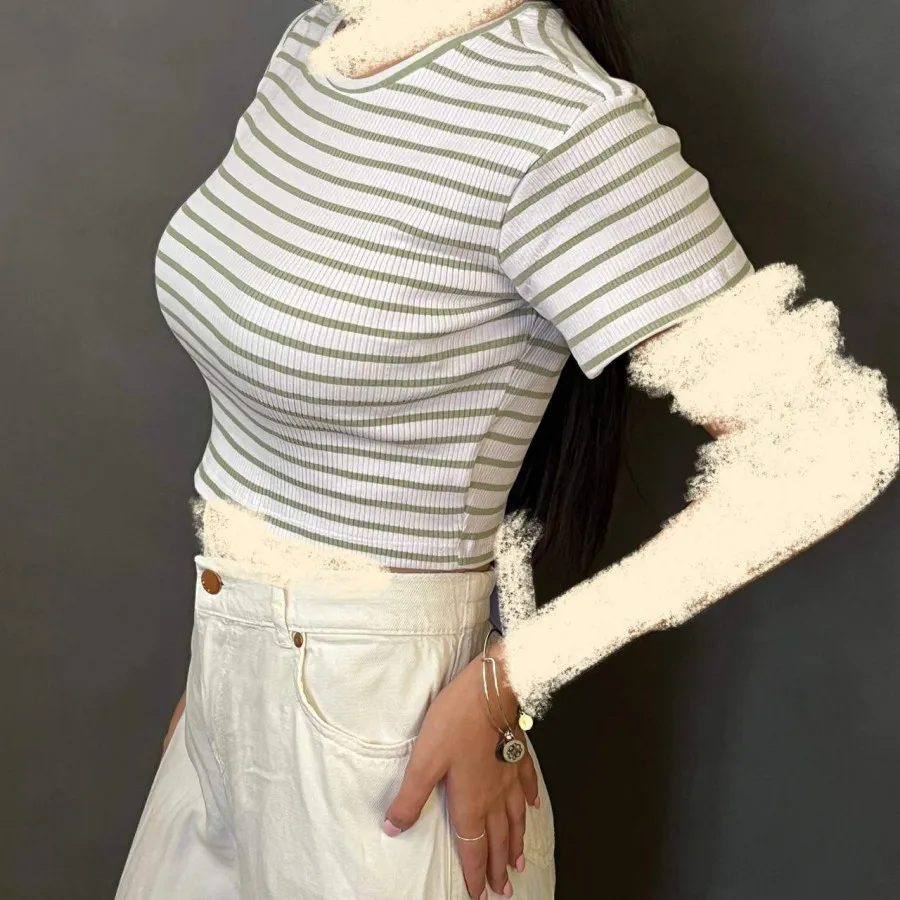 کراپ تیشرت زنانه دخترانه