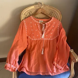 شومیز گلدوزی خارجی
