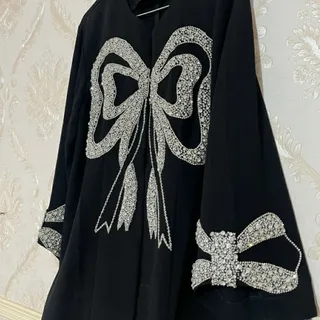 مانتو مجلسی مشکی