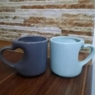 ماگ لیوان دسته قلبی ست
