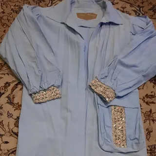 مانتو آبی زنانه