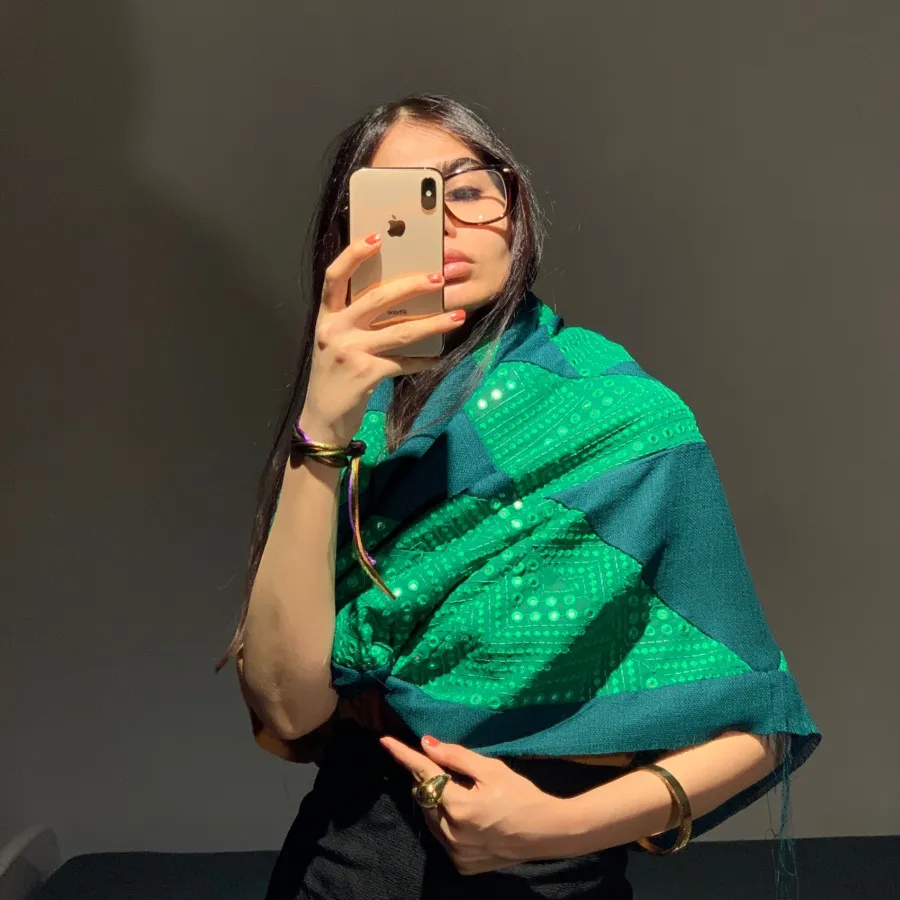 روسری سبز