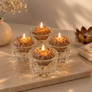 شات شمع گل پیونی