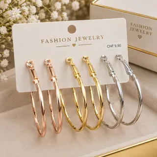 گوشواره بزرگ حلقه ای