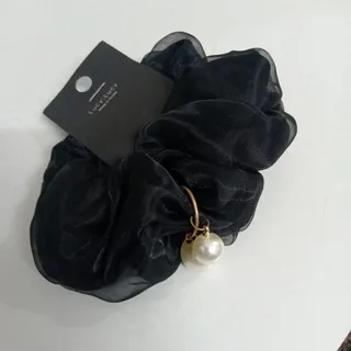 کش اسکرانچی مو مرواریدی