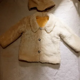 کاپشن خز تدی بچه تا 2سال