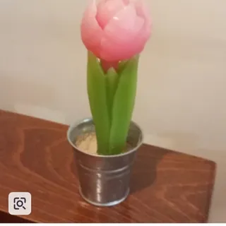 شمع فانتزی گل لاله