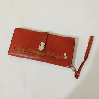 کیف پول زنانه عسلی شیک