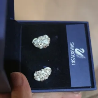 گوشواره سواروسکی کلیپسی