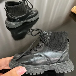 بوت طرح چرم بچگانه