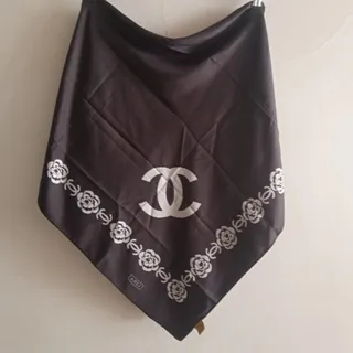 روسری ساتن مشکی