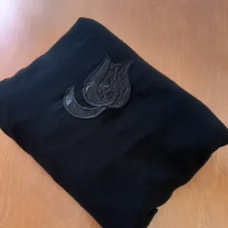 چادر مشکی با گل برجسته