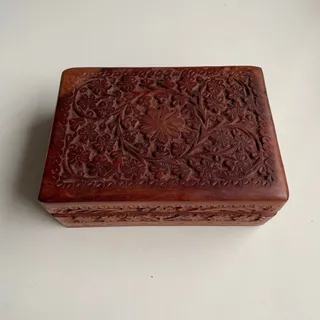 جعبه چوبی معرق کاری