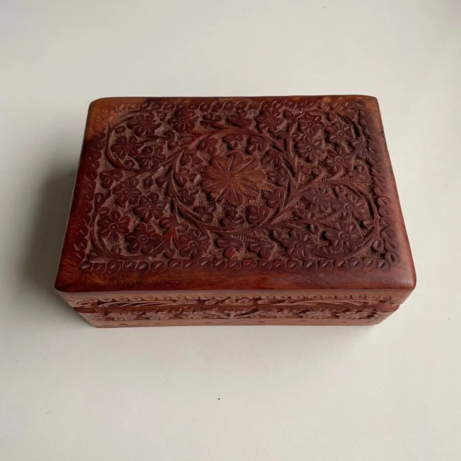 جعبه چوبی معرق کاری