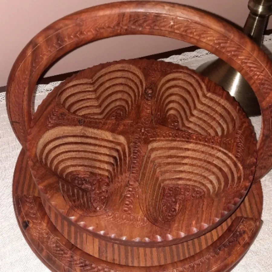 ظرف پذیرایی تاشو چوبی
