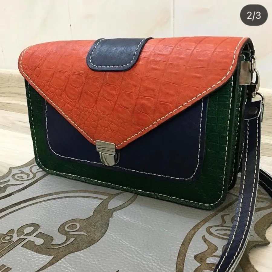 کیف چرم دست دوز