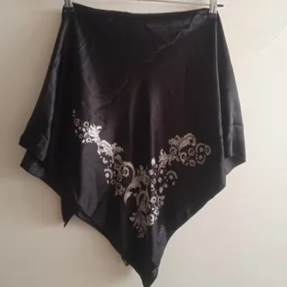 روسری ساتن مشکی
