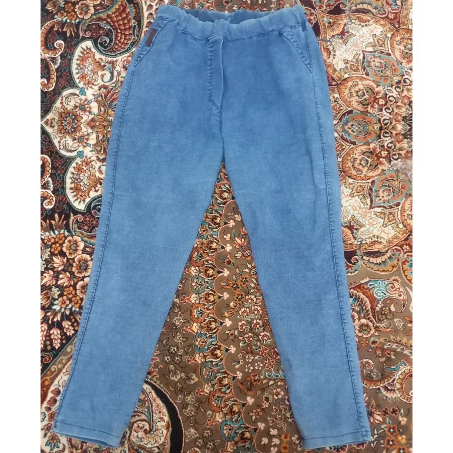 شلوار پارچه ای طرح جین