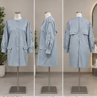مانتو بارانی زنانه بگ