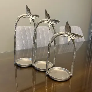 سه عدد جاشمعی آلمینیومی