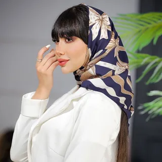 مینی اسکارف حریر نخ