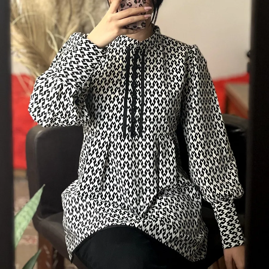 مانتو طرح دار