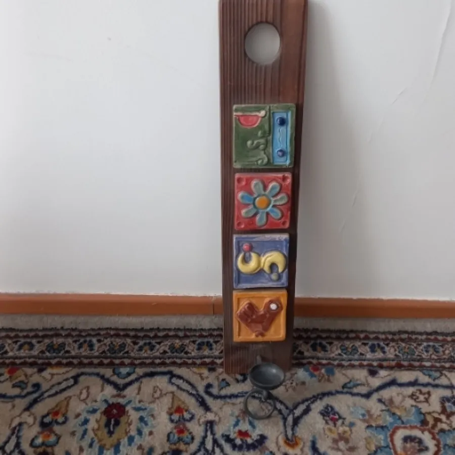 دیوارکوب چوبی
