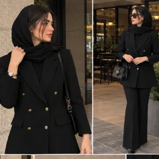 کت ‌و شلوار مشکی