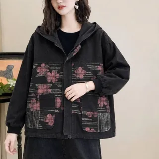 کت جین فشن کلاهداراورسایز
